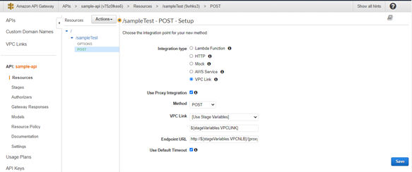 Connecting to a private VPC from AWS API Gateway - MOURI Tech