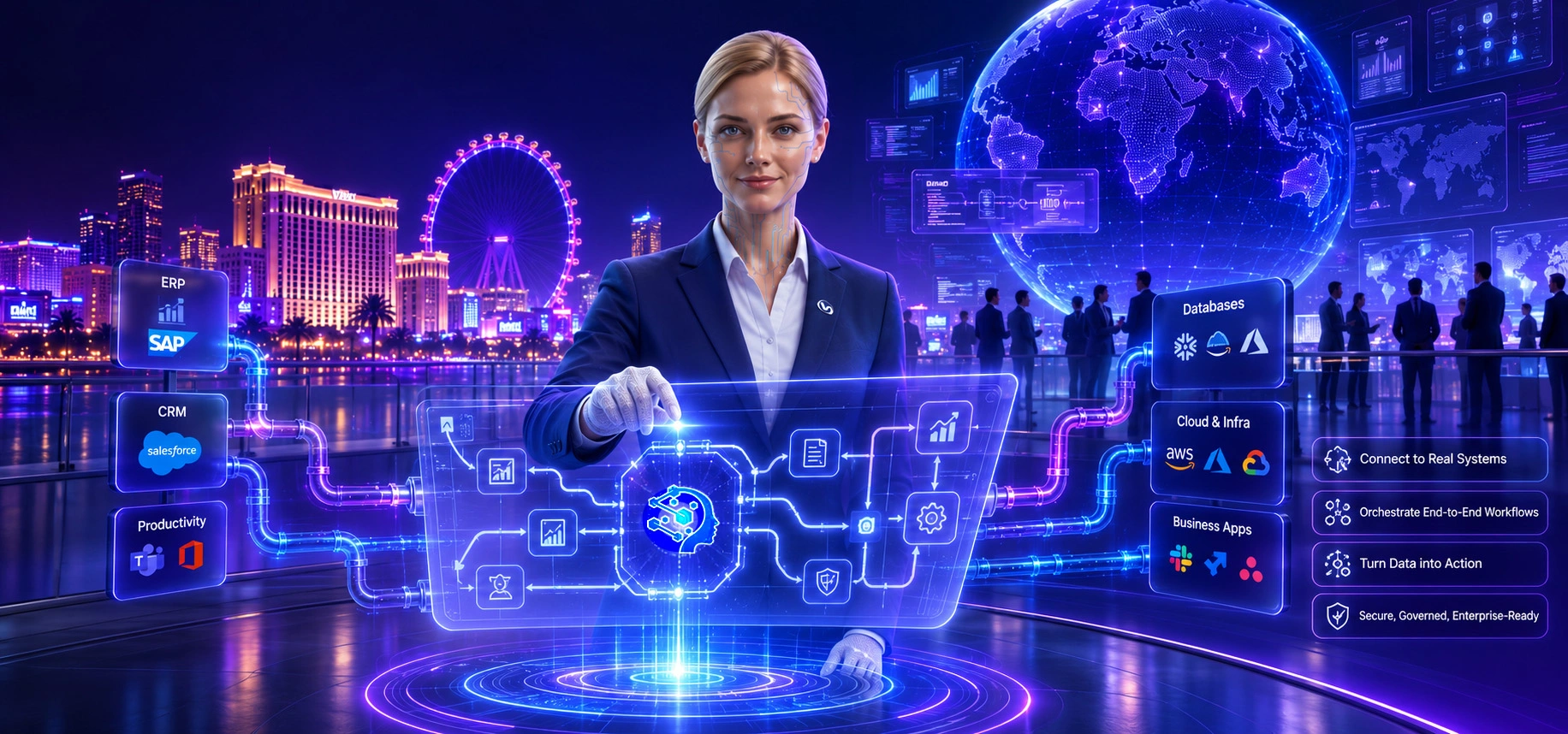 MOURI Tech at Ai4 2026 — building enterprise AI agents that connect to real systems